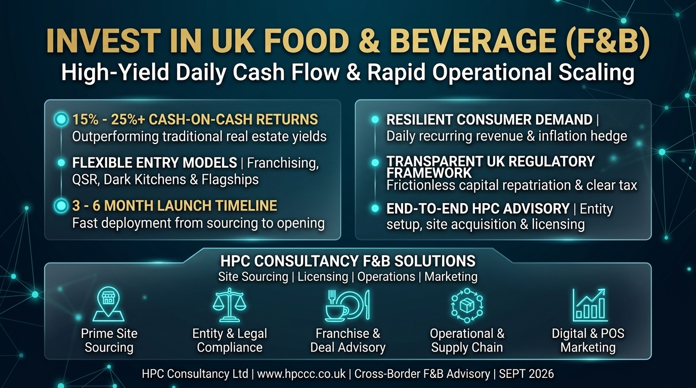 Why Finland Investors Must Consider the UK Food and Beverage Sector as Their Primary Entry Point