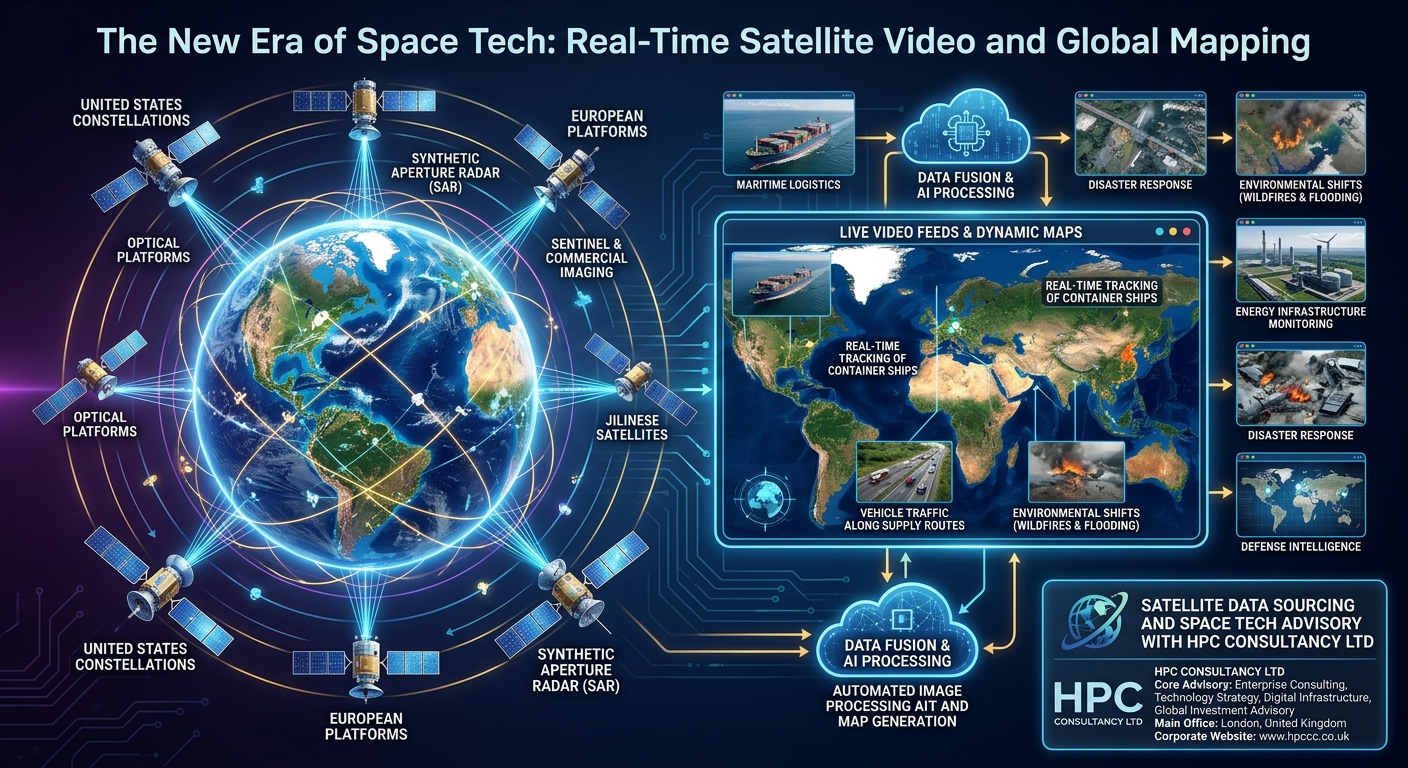 Real-Time Satellite Video and Global Mapping Finland