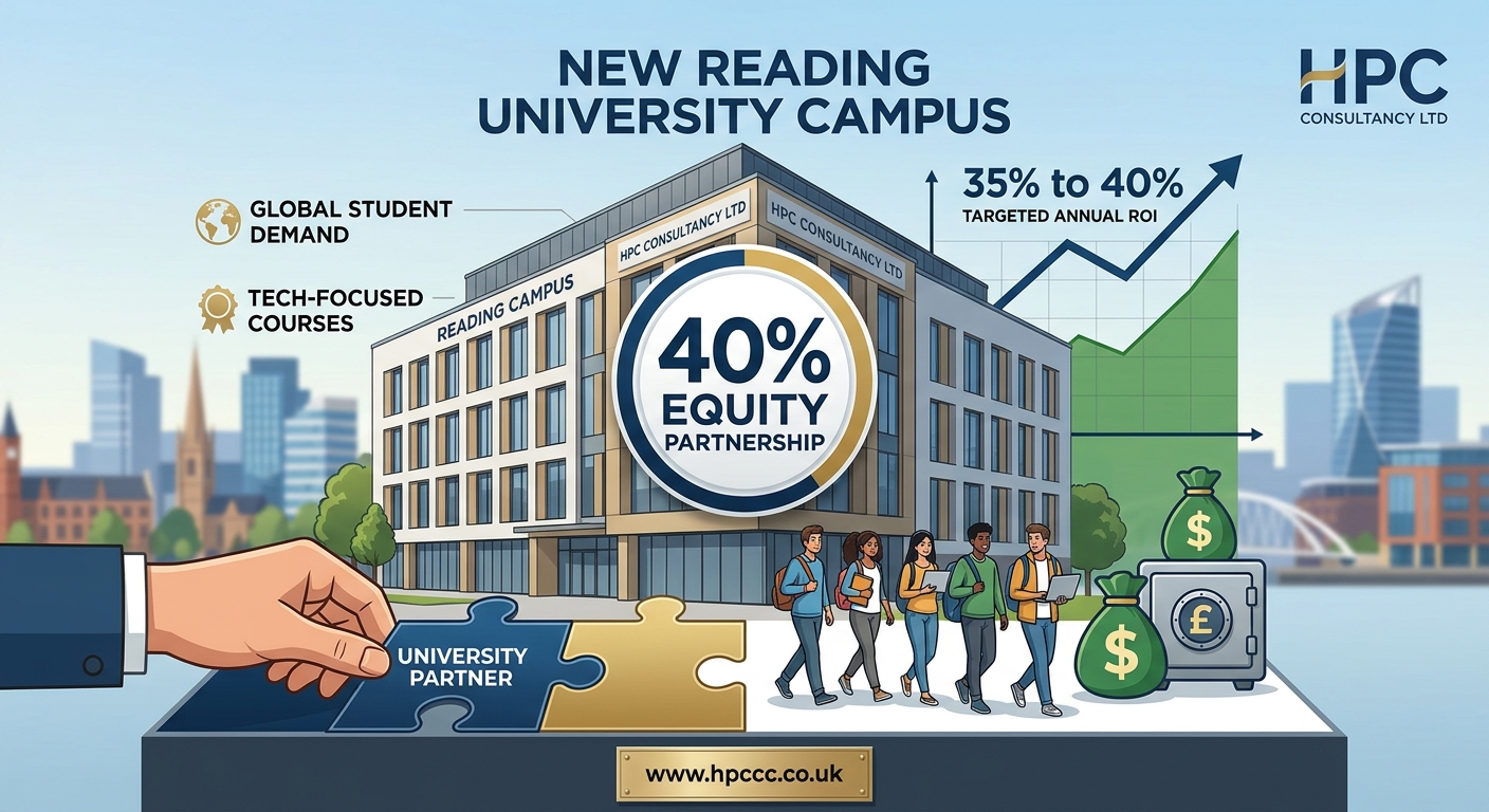 40% Equity Partnership in New Reading University Campus, seeking Finland Investor